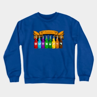 Zombie Perks Top Shelf Perkaholic on Royal Blue Crewneck Sweatshirt